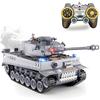 German Tiger I Tank, 1/18 RTR RC Armored Fighting Vehicle, Airsoft BB Battle Water Bomb Shot, Smoke Sound Light Recoil, 2.4Ghz Vibration Controller, WWII Military Model Panzer Classic Collection view 1