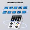 RG353V Handheld Game Console 3.5-Inches Display Dual OS Android 11, Linux System, RK3566 Chip Built-in 16G + 64G TF Card (White) view 4