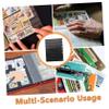 BCOATH 10sheets Convenient Stamp Holder Pages for Stamp Collecting Book Coin Holder view 3