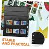 BCOATH 10sheets Convenient Stamp Holder Pages for Stamp Collecting Book Coin Holder view 4
