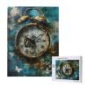 Cafemira Wooden Jigsaw Puzzle for Adults 500 Pcs,Imaginary Clocks,Every Piece is Unique,Relieve Stress and Enjoy The Fun of Solving,Exercise Your Hands On Skills,Let Your Imagination Run Wild view 2