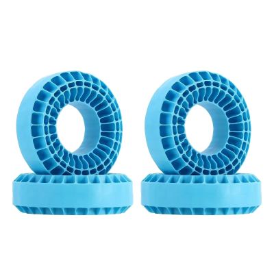 Rc Wheel Rim Tire for Silicone Rubber Insert Foam 118-122mm (4.75" OD) 1.9" Wheel Tires for 1/10 RC Crawler(Blue)