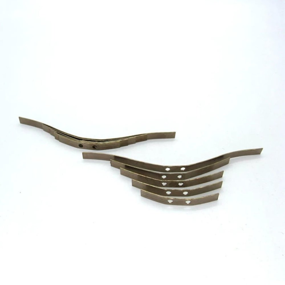 AQWBTYD RC Car Upgrade Parts for WPL B14 B24 B16 B36 1/16 RC Truck Car Parts Accessories Steel Shock Absorption Leaf Springs Suspension
