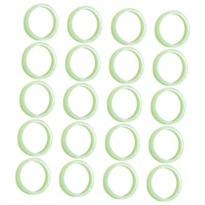 TOVINANNA 100Pcs Fluorescent Finger Rings for Parties Lightweight Luminous Decoration for Travel Daily Life Fun Glow Accessories Present for