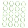 TOVINANNA 100Pcs Fluorescent Finger Rings for Parties Lightweight Luminous Decoration for Travel Daily Life Fun Glow Accessories Present for view 1