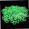 TOVINANNA 100Pcs Fluorescent Finger Rings for Parties Lightweight Luminous Decoration for Travel Daily Life Fun Glow Accessories Present for view 4