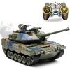 German Leopard-2 Tank, 1/18 RTR RC Armored Fighting Vehicle, Airsoft BB Battle Water Bomb Shot, Smoke Sound Light Recoil, 2.4Ghz Vibration Controller, Modern Military Model MBT Panzer Collection view 1