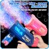 Beria 3 Packs Bubble Guns with 3 Solutions, Automatic Bubbles Machine for Boys Girls, Birthday Gifts for Ages 3 4 5 6 7 8 Year Old Kid, Summer Toy Outdoor Toys for Toddlers, Party Favors, Wedding view 3
