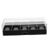 CVUTOVO Acrylic Poker Chip Holder Cover Chip Case for Easy Storage and Carrying for Home Games Parties and Professional Tournaments view 1