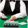 CVUTOVO Acrylic Poker Chip Holder Cover Chip Case for Easy Storage and Carrying for Home Games Parties and Professional Tournaments view 4