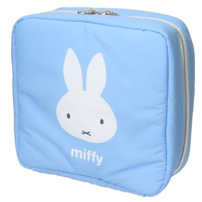 Marimo Craft DBM-2960 Large Pouch, BL Blue Dress, Miffy, W 5.9 x H 5.9 x D 2.8 inches (150 x 150 x 70 mm)