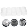 FOYTOKI Portable Poker Chip Storage Case Transparent Holder with Compartments for Easy Access and Protection for Game and Parties view 4