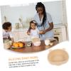 Abaodam Suction Cup Food Bowl Boy Girl Plate for Snack Silicone Boys and Girls Bowl Lid Feeding for Toddlers and view 2