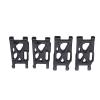 Acouto 124017 4pcs RC Suspension Arm Set,Ont Rear Black Plastic Swing Arms for odels 144001 144002 124019 124018 144010, Ideal Remote Control Car Replacement Parts view 2