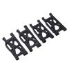 Acouto 124017 4pcs RC Suspension Arm Set,Ont Rear Black Plastic Swing Arms for odels 144001 144002 124019 124018 144010, Ideal Remote Control Car Replacement Parts view 4