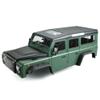 1/10 RC Car Hard Body Shell Kit-313mm Wheelbase D110 Land Rover Defender Body for Axial SCX10 90046 TRX4 CC01 Capra RC Crawler Car (313mm Army Green) view 1