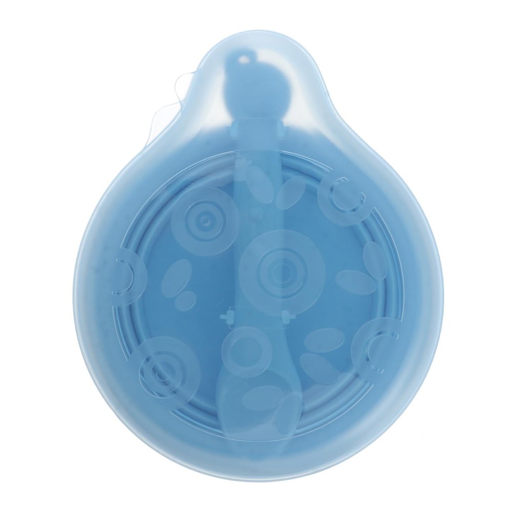 ERINGOGO 1set Silicone Foldable Bowl Spoon Portable Boys and Girls Tableware for Travel and Outdoor Use Space-saving Storage Food-grade Material Easy to