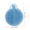 ERINGOGO 1set Silicone Foldable Bowl Spoon Portable Boys and Girls Tableware for Travel and Outdoor Use Space-saving Storage Food-grade Material Easy to view 2
