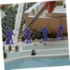 BESTonZON 50pcs Police Station Toys Police Figures for Sand Table Toy Set Miniature Statues Desktop Decorations view 4