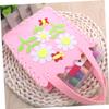 ORFOFE 5sets Boy Girl Handbag Storage Bag Cartoon Pattern DIY Non-Woven Material Kit for Boy Girl for Toys Snacks and Items Creative Craft Activity view 4