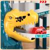 BLmukce Dinosaur Race Track Playset for Boys Kids 3-5, Dinosaur Climbing Hills Car Track Play Set with 10 Mini Racer Cars, Birthday Gift for 3 4 5 6 7 8 Year Old Boys Girls view 4