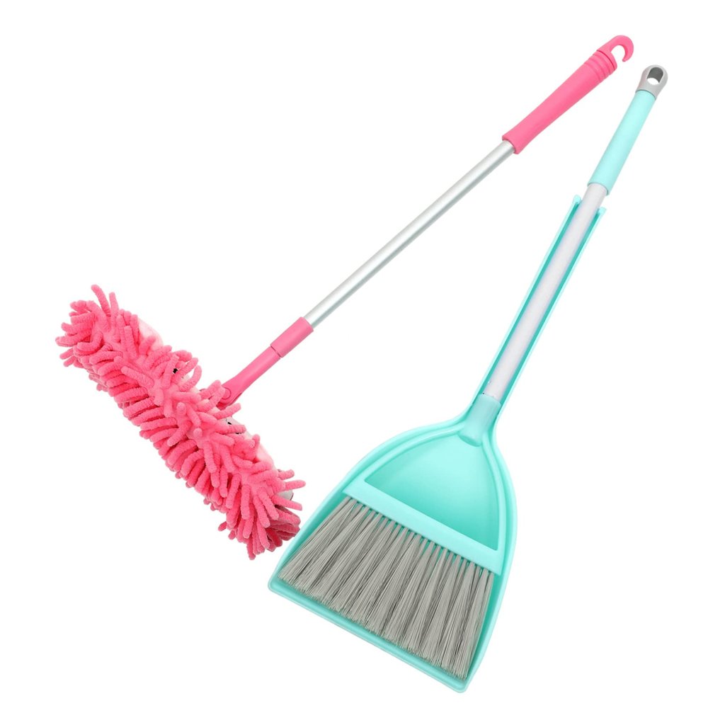 HOODANCOS Mini Broom Set Boys and Girls Cleaning Toys Boy Girl Mop Broom Portable Cleaning Tool Safe