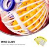 KICHOUSE Bingo Game Cards Coated Paper Cards for Fun with Friends and No Harmful Substances for Parties and Events Random Colors view 3