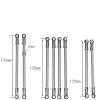 for Axial for SCX10 1/10 RC Car Crawler 8pcs/lot Aluminum Alloy Link Rod Unassembled Kit 313MM Wheelbase RC Upgrade Accessories(Black) view 2