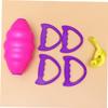 Hohopeti 2pcs Interactive Double Combination Pull Toy Shuttle Ball for Outdoor Sports Activities for Parent-boy Girl Bonding Pink Green view 4
