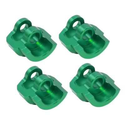 for Arrma 1/7 1/8 Rc Car Upgrade Parts Accessories 4pcs Aluminum Alloy Shock Cap Absorber Protector RC Upgrade Accessories(Green)