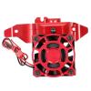 for Traxxas for TRX-4#8290 1/10 RC Crawler Car 1PCS Aluminum Alloy Motor Mount Heat Sink with Cooling Fan RC Upgrade Accessories(Red) view 3