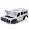 1/10 RC Car Hard Body Shell Kit-313mm Wheelbase D110 Land Rover Defender Body for Axial SCX10 90046 TRX4 CC01 Capra RC Crawler Car (313mm White) view 3