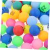 BESTonZON Bingo Balls Set for Parties 100 Numbered Plastic Prize Balls for Games Carnival and Raffles Multi-Color Favors and Supplies view 3