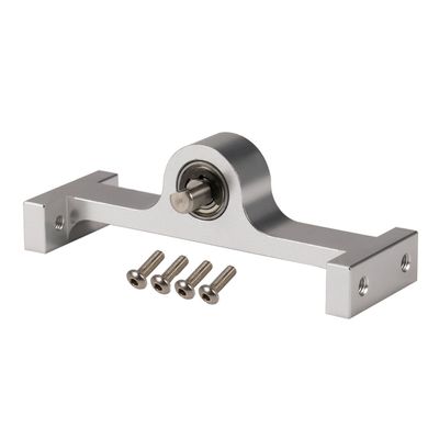 70mm 1/10 Rc Car Transfer Case Gearbox with 5mm Shaft for RC Crawler SCX10 III TRX4 Gen8 Ascender MOA Shafty LCG Chassis (Silver)