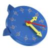 DOITOOL Boy Girl Teaching Clock Interactive Telling Toy for Boy Girl Learning Aid for Classrooms and Playrooms Non-Ticking Educational Clock for Preschool Math Activities view 1