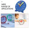 DOITOOL Boy Girl Teaching Clock Interactive Telling Toy for Boy Girl Learning Aid for Classrooms and Playrooms Non-Ticking Educational Clock for Preschool Math Activities view 3