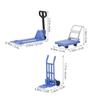 Abaodam 3Sets Miniature Model Forklift Hand Pulley Platform Cart Versatile Construction Tools for Educational Play Projects view 2