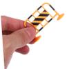 KICHOUSE 10Pcs Mini Traffic Signs and Roadblocks Model Traffic Barricades for Educational Playtime for Teaching Road Safety and Traffic Rules view 4