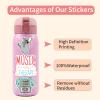 100PCS Music Stickers, Funny Music Gifts for Student Vinyl Waterproof for Water Bottle Laptop Luggage Guitar Gifts for Adult Teacher Students view 2