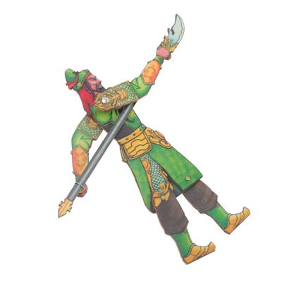BRIGHTFUFU Chinese Shadow Puppet DIY Craft Kit Traditional Figure Handmade Art for Collectibles Educational Activities Adults