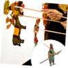 BRIGHTFUFU Chinese Shadow Puppet DIY Craft Kit Traditional Figure Handmade Art for Collectibles Educational Activities Adults view 3