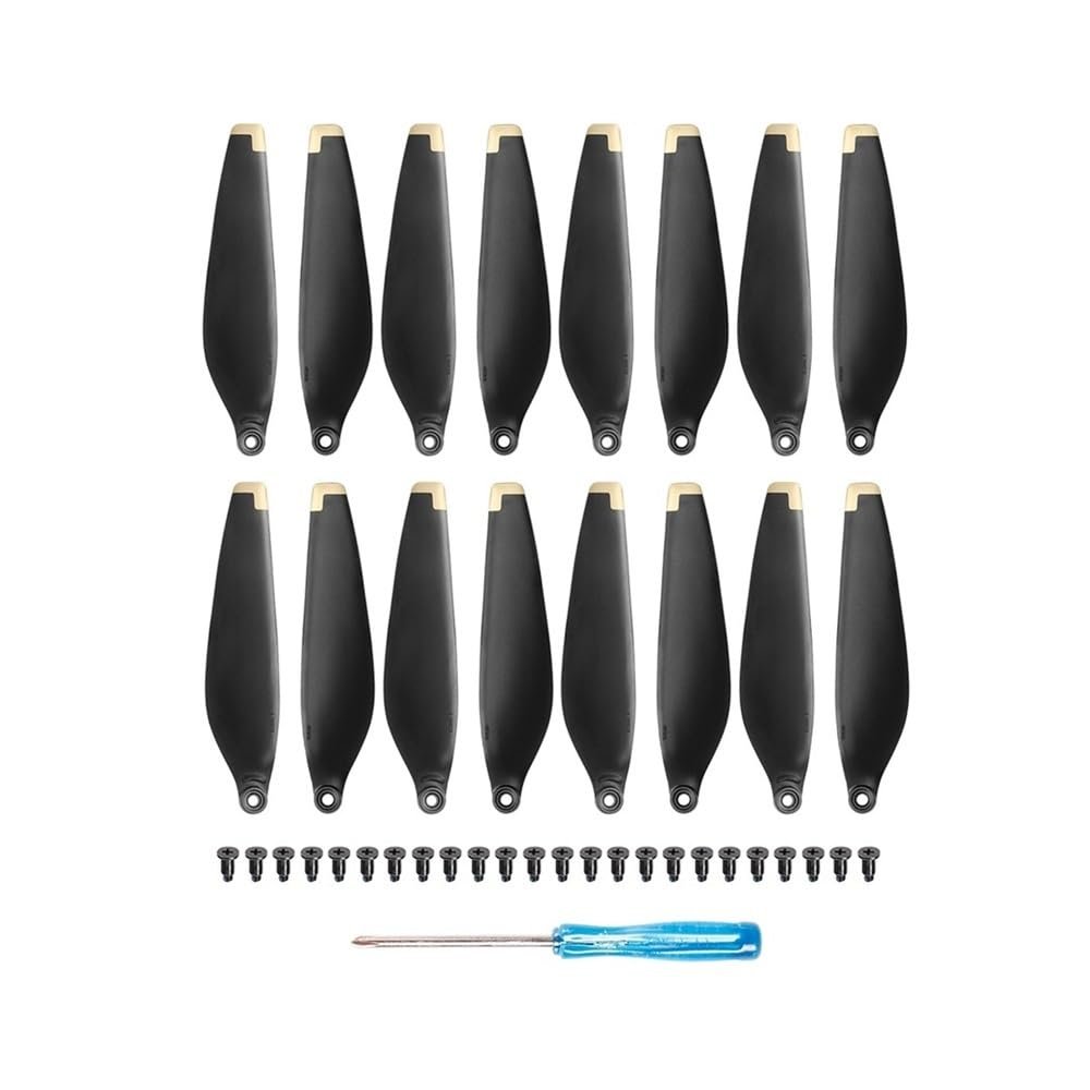 ScYWdLi 8/16 PCS Propeller Drone Weight Quick Release Props Screw Wing for Mini3 Drone Accessories(16 pcs Gold)