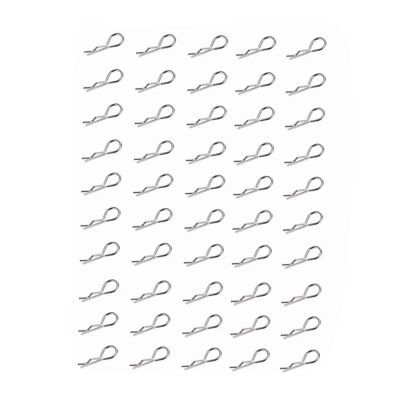 RC Car Upgrade Part for HPI for Himoto for HSP 02053 1/10 50pcs for Universal Body Clips Pin Metal RC Car Truck for Buggy Parts