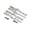 4Pcs Metal Front and Rear Suspension Arm Set 7630 for Traxxas Latrax Teton 1/18 RC Car Upgrade Parts Accessories(Silver) view 1