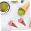 Cabilock 2pcs Realistic Ice Cream Cones Bulk Reusable Simulation Toys for Boys and Girls view 4