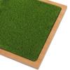 Parliky Doll Display Stand with Base and Fake Grass Mat Tabletop Ornament Riser for Statuettes Jewelry and Collectibles Durable and Stylish Design view 3