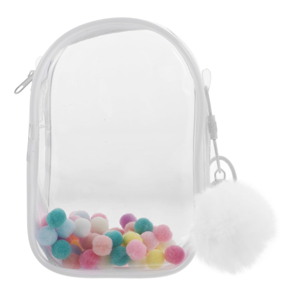 Abaodam Clear Doll Storage Bag with High Transparency Versatile Display Case for Mini Figures and Dolls Protective Organizer with Clear Visibility for Home Exhibitions and Travel