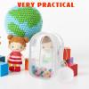 Abaodam Clear Doll Storage Bag with High Transparency Versatile Display Case for Mini Figures and Dolls Protective Organizer with Clear Visibility for Home Exhibitions and Travel view 4
