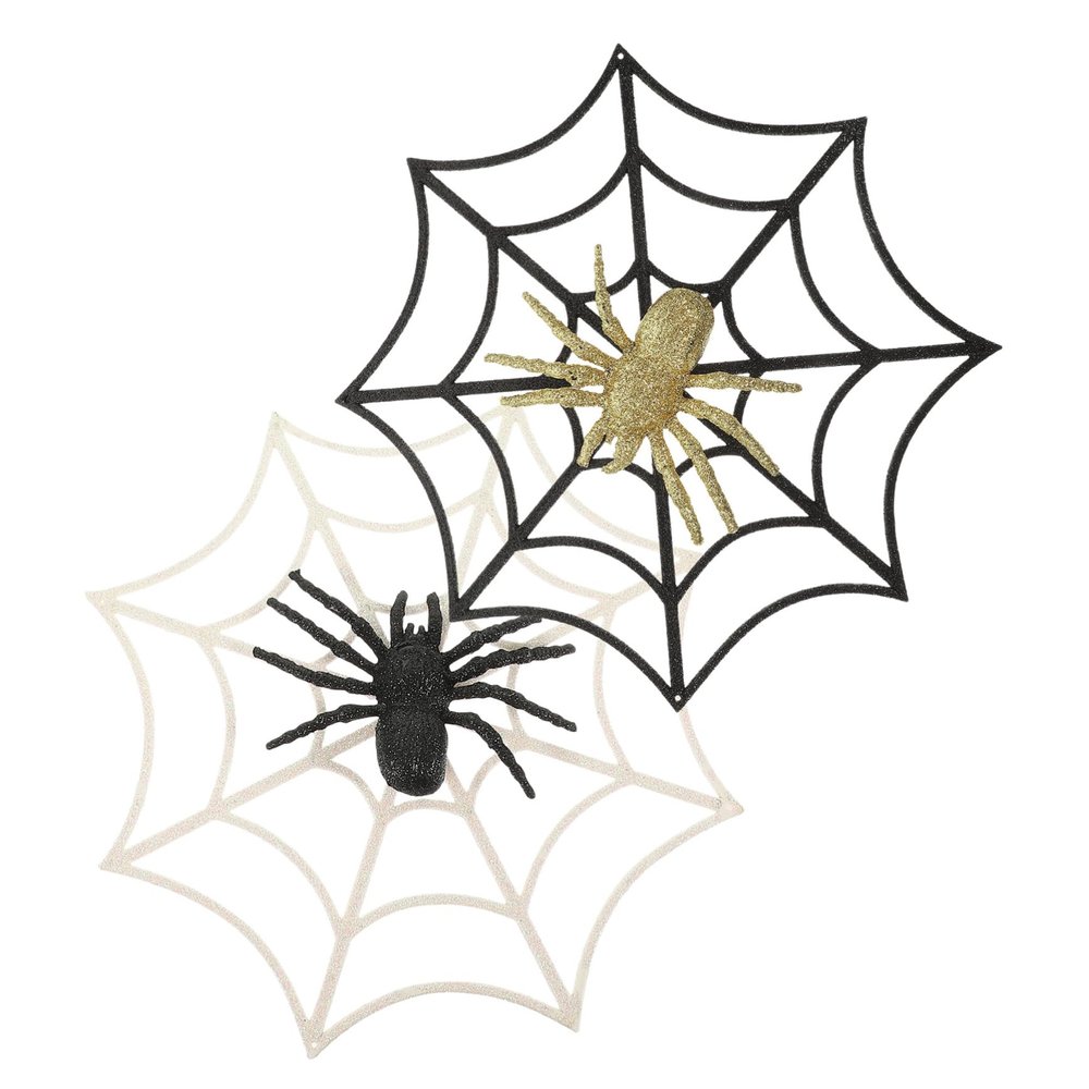 Abaodam 1set Halloween Spiderweb Decorations Cobwebs Spiders for Creepy Atmosphere for Halloween Events Use