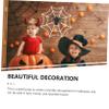 Abaodam 1set Halloween Spiderweb Decorations Cobwebs Spiders for Creepy Atmosphere for Halloween Events Use view 4